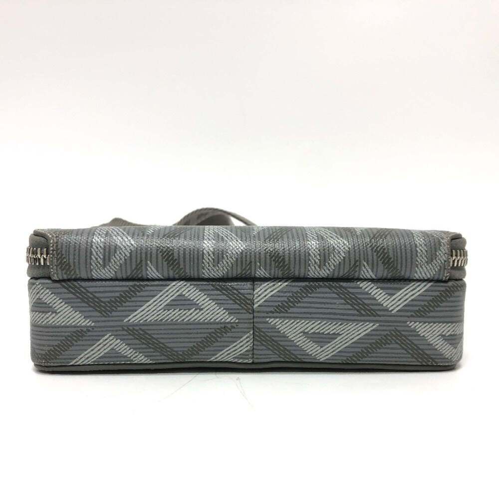 CHRISTIAN DIOR Gray Diamond Leather Pochette Shoulder Bag - Picture 4 of 12